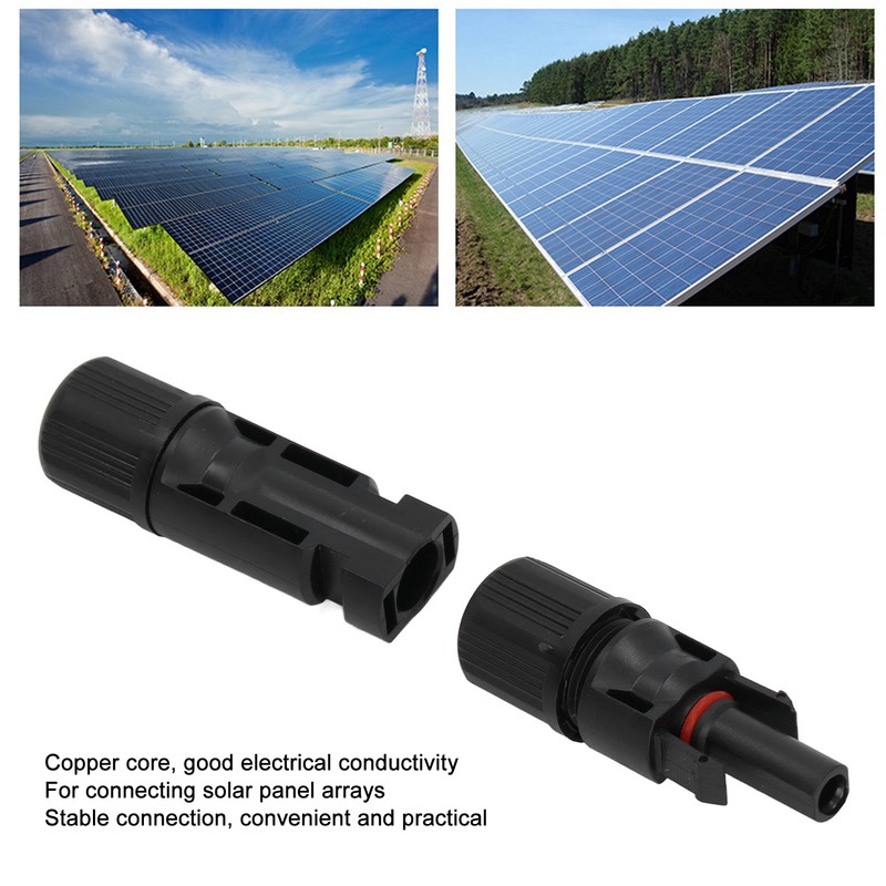 10 Sets Solar Panel Connector IP67 Waterproof Photovoltaic Cable Male