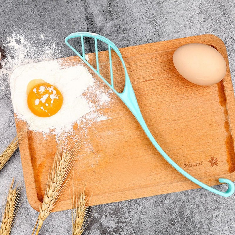 2 Pcs Plastic Egg Whipper Small Egg Beater Egg Beater