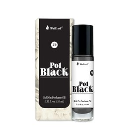 Well's Oil Roll-On Perfume Oil (Pol Black) | Long-Lasting | Paraben-Free | 0.33 Fl Oz / 10 ml
