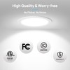 Consciot Ultra-Thin LED Recessed Lighting 6 Inch 12 Pack, Slim
