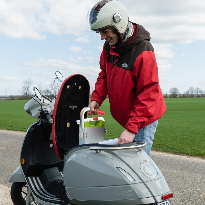 Socpuro Heavy Duty Battery Carrier, Adjustable Side Lift Grip Battery