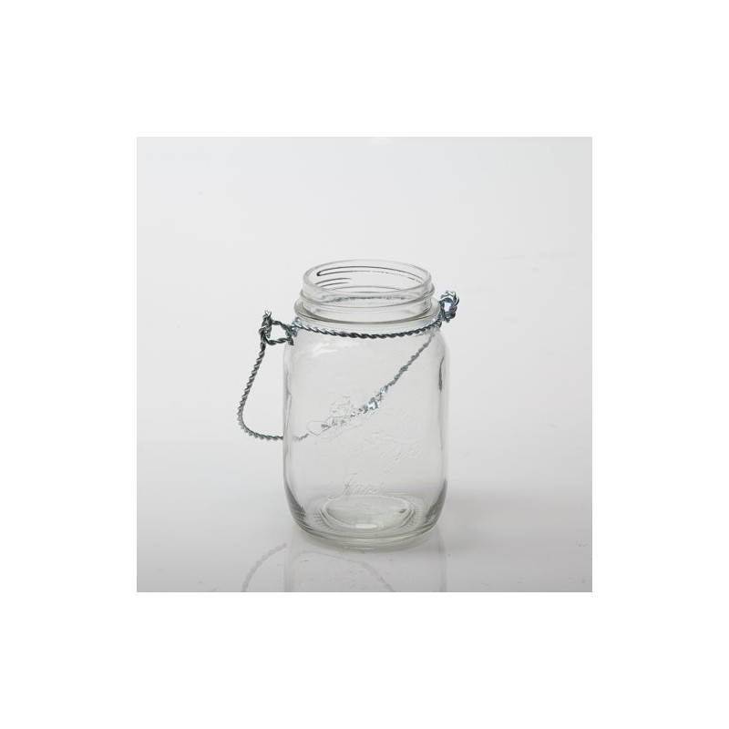 Eastland® Small Mason Jar with Handle Glass Set of 6