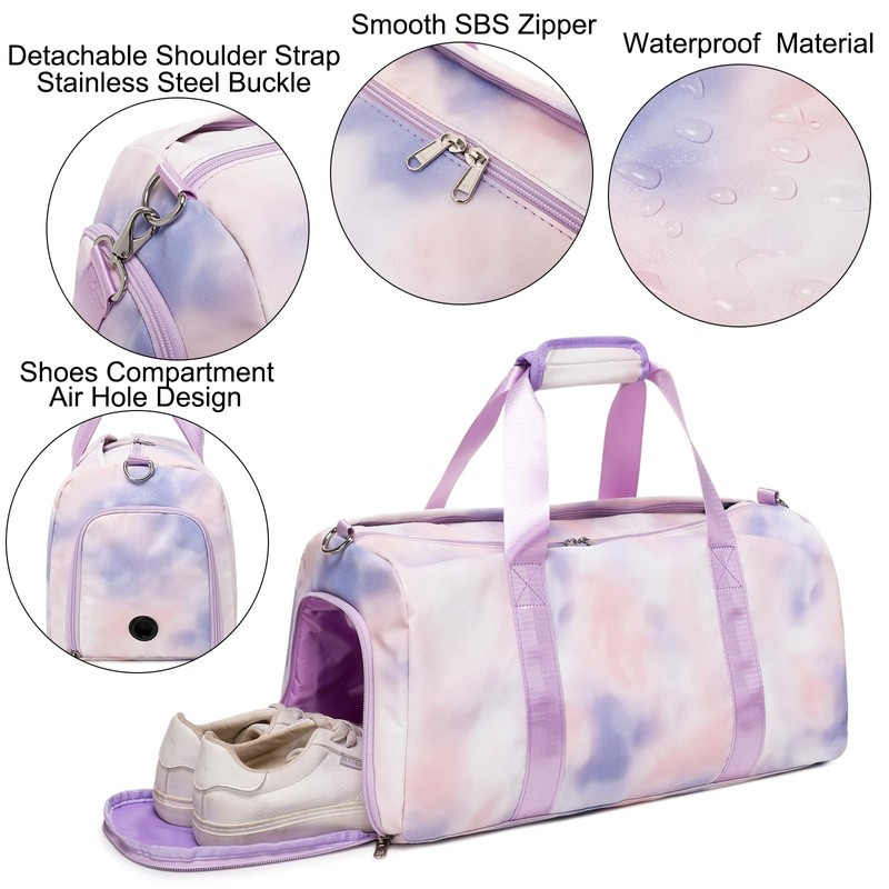 Dance Bag for Girls Sports Gym Bag for Girls Teen