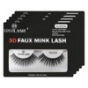 Cocohoney 3D Faux False Mink Eyelashes (5 pairs) - DAILY