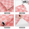 YENHOME 17.7"X276" Self Adhesive Checkered Wallpaper Peel and Stick Countertops
