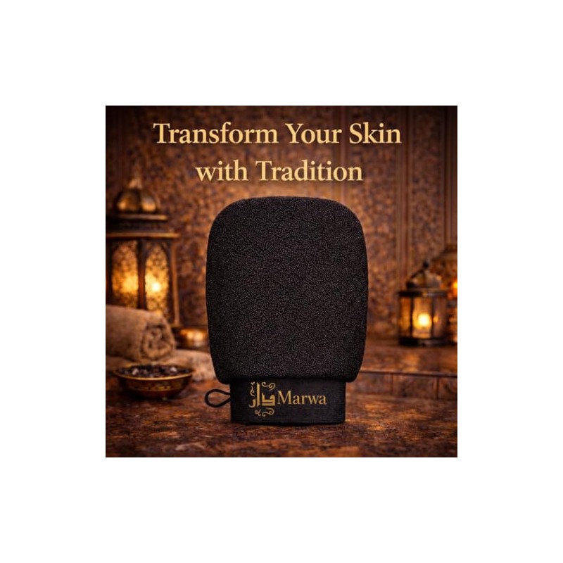 Guante Exfoliante Kessa Marroquí Manopla Corporal Profunda Hammam Elimina Piel