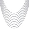 Weistiy 10 Pack Necklace Chain 925 Sterling Silver Necklace Snake
