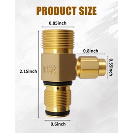 Frautumnther 7106264 Pressure Washer Outlet Valve Kit Fit for Dewalt Pressure Washer Pump Fit for Simpson AAA Pressure Water Pump,M22 Fitting