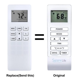 Unbranded Remote Control For SereneLife Small Air Conditioner Portable 14,000 BTU SLPAC14