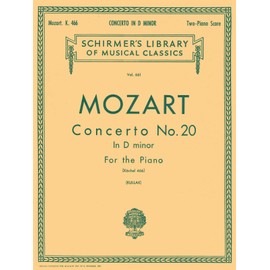 W.A. Mozart Piano Concerto No. 20 In D Minor K.466 (2 Piano Score): Two Pianos, Four Hands
