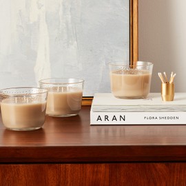 Glade Cashmere Woods, Fragrance Candle Infused with Essential Oils, Air Freshener, 3-Wick Candle, 6.8 Oz, 3 Count