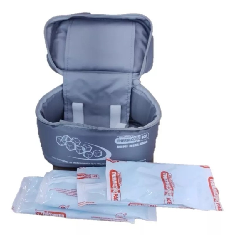 Practikos Mini Estuche Hielera Con Gel Para Medicamentos Insulina.