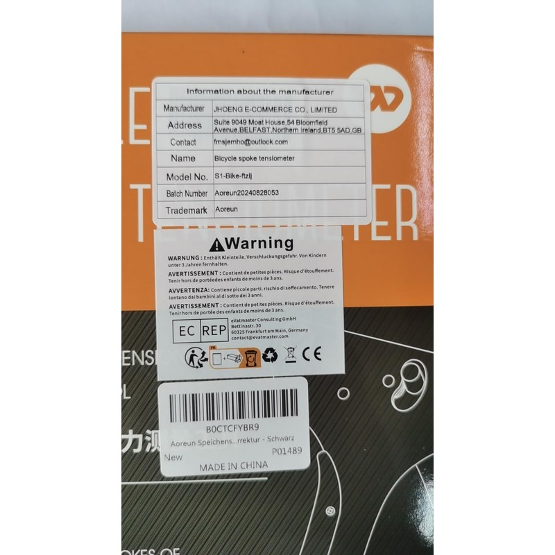 Aoreun Spoke Tension Meter, Bicycle Spokes Tension Meter Calibration Tool
