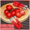 LemonRoad 4 Pcs Tomato Corer Tool Strawberry Huller Stem Remover