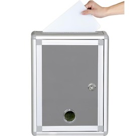 DIFEIUKI Opinion Box, Wall Mounted, Mailing Box, Entry Box, Keyed, Coin Bank, Election Box, Waterproof, Lightweight, Large Capacity, Opinion Box, Collection Box, Office, Company, Work, Store