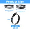 Litoexpe 2.5 Inch Stainless Steel Worm Gear Hose Clamp 4