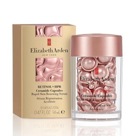 Cápsulas de suero facial de retinol + HPR de ceramidas de Elizabeth Arden, tratamiento de líneas finas y arrugas, renovación rápida de la piel antienvejecimiento, regalo de cuidado de la piel para