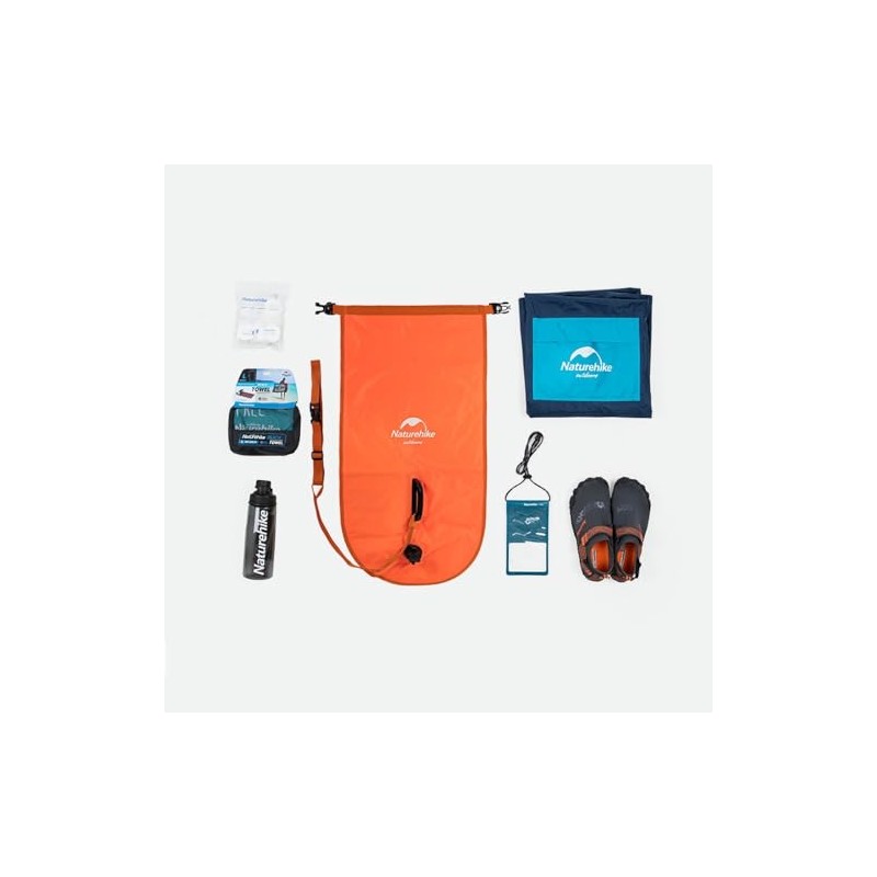 Naturehike 3-Layer Double Airbag Waterproof Swim Buoy Independent Airbag Design,