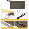 Utility Canvas Zipper Tool Bag - Heavy Duty Tools Pouch