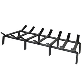 SteelFreak Heavy Duty Steel Fireplace Grate - Made in The USA (33 Inch)