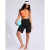 G Gradual Women's 9" Long Swim Board Shorts with Zipper