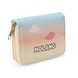 NICI MOLANG Wallet 12 x 9.5 cm White - Wallet Purse Coin Bag with Zip Bag for Girls and Teenagers, Fans Gift