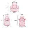 Singring Tealight Candle Holder, Taper Glass Candle Holders for Wedding