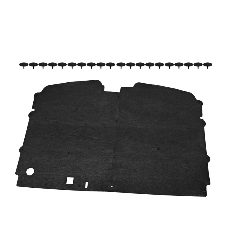 Lskioer Hood Insulation Pad w/Clips Fits for Chevy GMC C1500