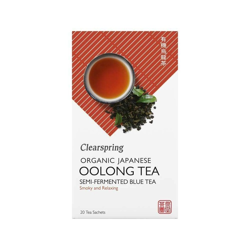 Clearspring Organic Oolong Tea 20 Tea Bags 36 Grams (Pack