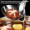 2PCS Fat Skimmer Spoon, Fat Separator for Cooking Ladle Strainer