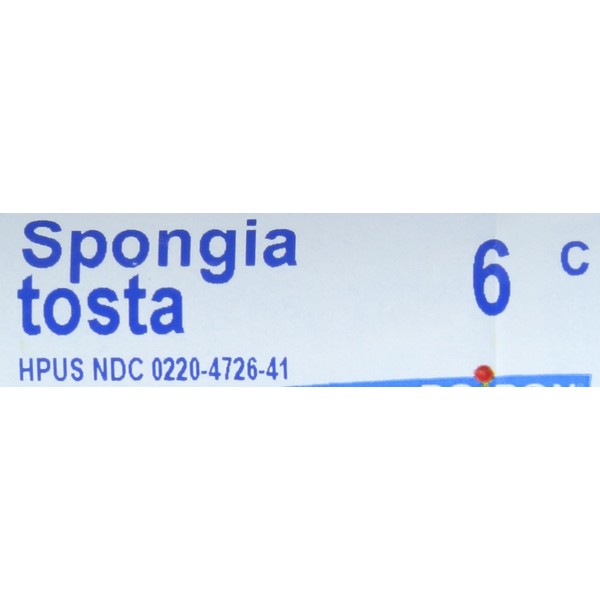 Boiron Spongia Tosta 6 C, 80 CT