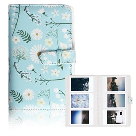 Teegxddy 108 Pockets Photo Album for Instax 3 Inch Film, Mini Photo Album for Polaroid 3 Inch Film, Instant Photo Printer Photo Album