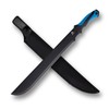 REAT Gardening Heavy Duty Machete,24" Full Tang Machete with Shaeth,Ergonomic