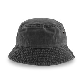Vedicci Bucket Hat Unisex con diseño Ligero y Resistente. Gorro Pescador con diseño unitalla para Jovenes y Adultos. Sombrero Pescador Apto Disponible en 4 Colores. Gorro Casual. Fishing Hat. (Negro)