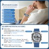 AVTREK Ultra-Thin Digital Watch Waterproof,and 5 Alarms/LED Backlight,Men's