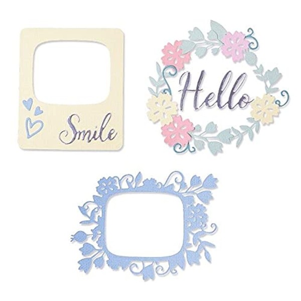 Sizzix Thinlits Cutting Dies 15PK Rounded Picture Frames by Lisa