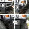 PIUGILH Front Bumper Bezel Corner Cover Compatible with 2003-2009 Hummer