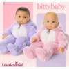American Girl Bitty Baby Playful Pink Bunny & Loveable Lavender