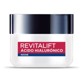 Oreal Paris Revitalift Ácido Hialurónico Crema Hidratante Noche Hidrata Intensamente Rellena Líneas Expresión