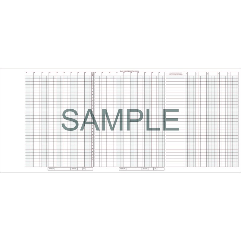 5Forms 111021N General Expense One Write Journal Qty 15