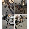 ZFYQ Bicycle Kickstand Aluminium Adjustable Bicycle Backrest Holder with Hexagonal