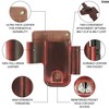 ATQANA EDC Pocket Organizer For Belt (Premium Leather) - Urban