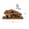 LB H&F Bergbauern Nativity Scene Wooden Nativity Table Nativity Scene