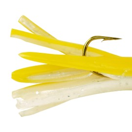PowerBait Pre-Rigged Atomic Tubes Yellow Back 1/64 oz