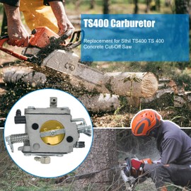 Eamonhigh TS400 Carburetor Replacement for Sthil TS400 TS 400 Concrete Cut-Off Saw HS-274E 4223-120-0600 Carb Kit with Air Filter
