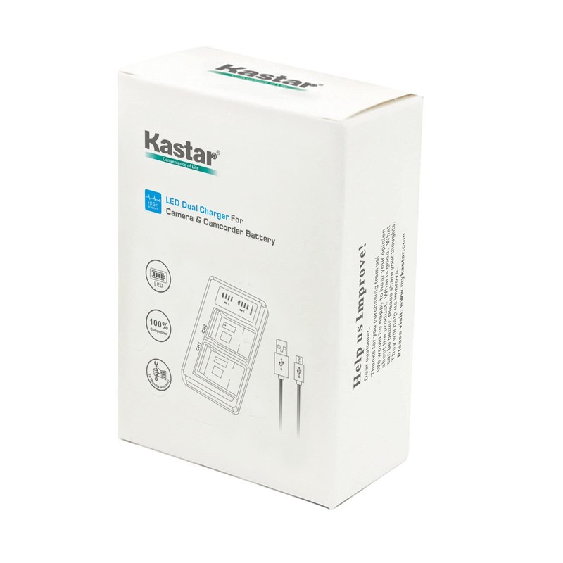 Kastar LTD2 USB Battery Charger Compatible with Olympus BLS-50, PS-BLS50,