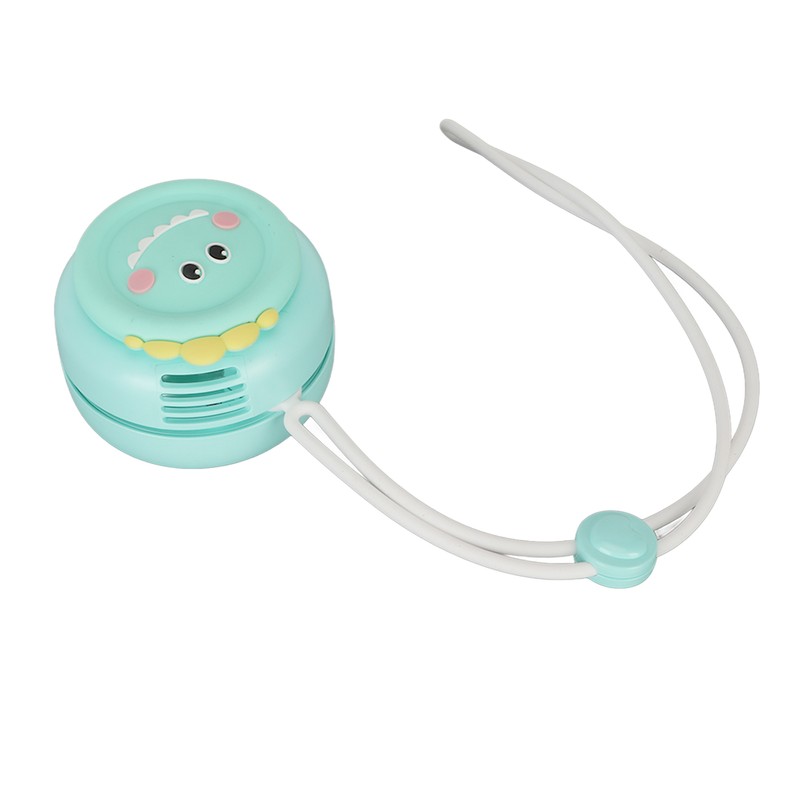 Necklace Fan Cartoon Silicone 3 Speed Mode USB Charge 800mAh