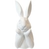 presentis Easter Bunny Decoration Ben 25 cm White Matt Shabby