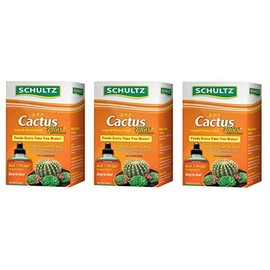 Schultz Cactus Plus 2-7-7 Liquid Plant Food, 4-Ounce 3 Pack