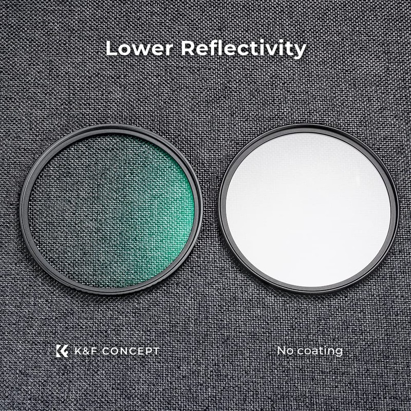 K&F Concept 49mm UV and CPL Filter Kit 18 Multi